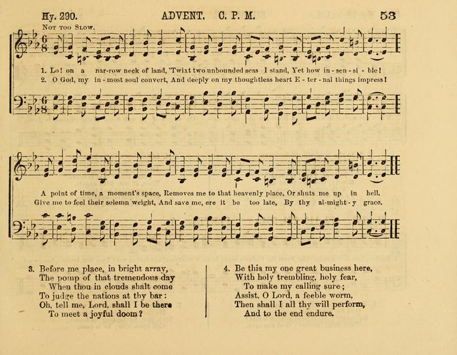 The New Sabbath School Hosanna: enlarged and improved: a choice collection of popular hymns and tunes, original and selected: for the Sunday school and the family circle... page 53