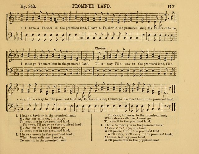 The New Sabbath School Hosanna: enlarged and improved: a choice collection of popular hymns and tunes, original and selected: for the Sunday school and the family circle... page 67