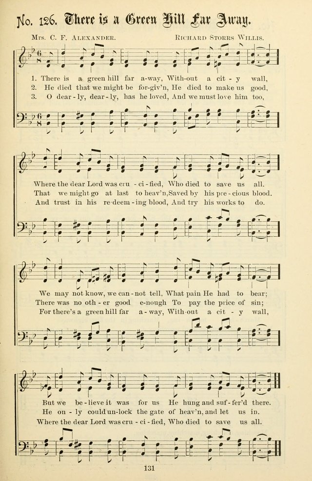 The New Song: for the Sunday school, societies of Christian Endeavor, and other religious exercises page 131