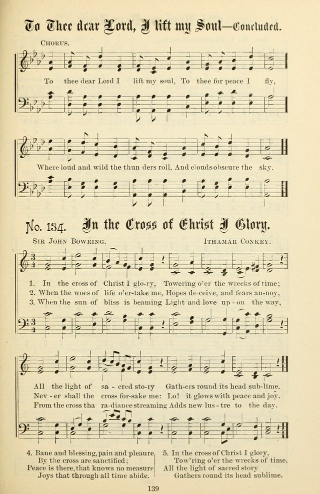 The New Song: for the Sunday school, societies of Christian Endeavor, and other religious exercises page 139