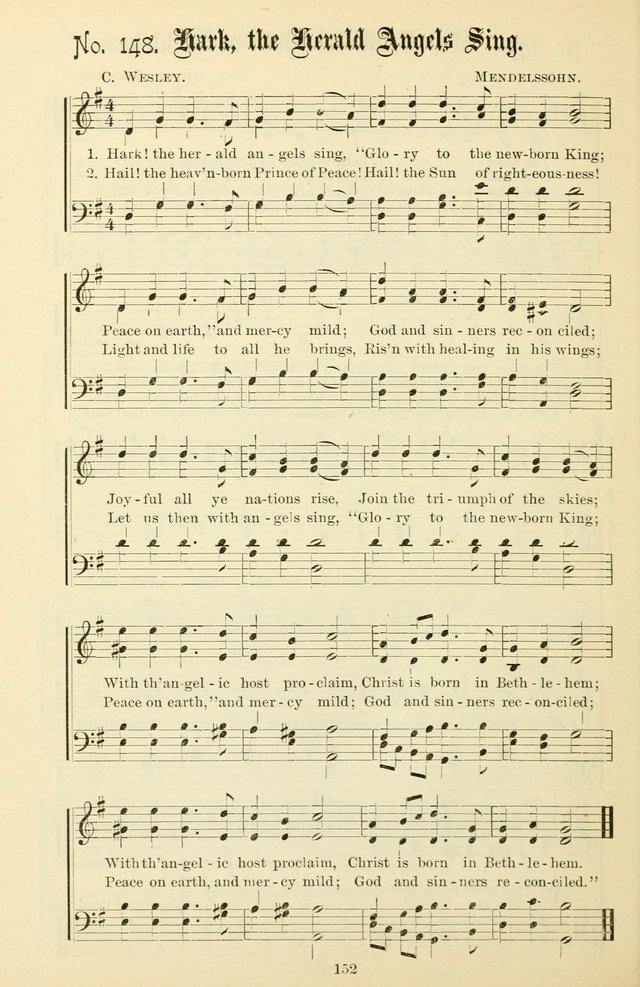 The New Song: for the Sunday school, societies of Christian Endeavor, and other religious exercises page 152