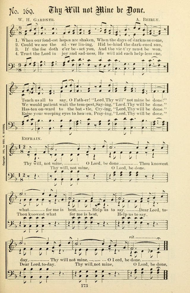 The New Song: for the Sunday school, societies of Christian Endeavor, and other religious exercises page 173