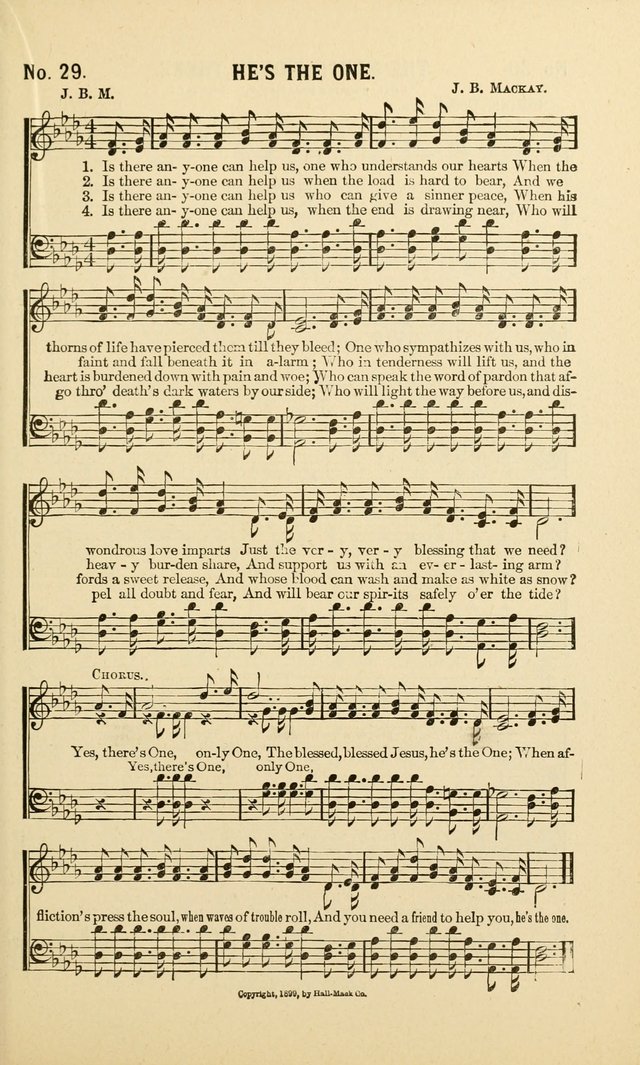 New Songs of the Gospel: for use in all religious meetings page 29