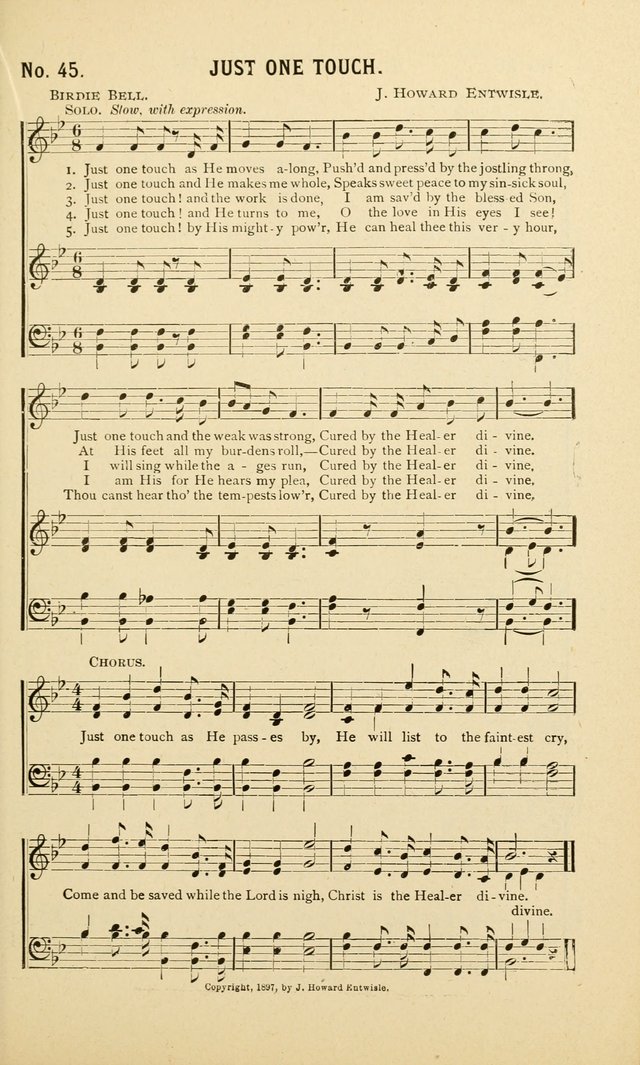 New Songs of the Gospel: for use in all religious meetings page 45