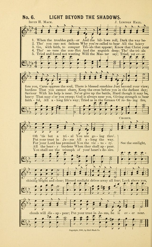 New Songs of the Gospel: for use in all religious meetings page 6