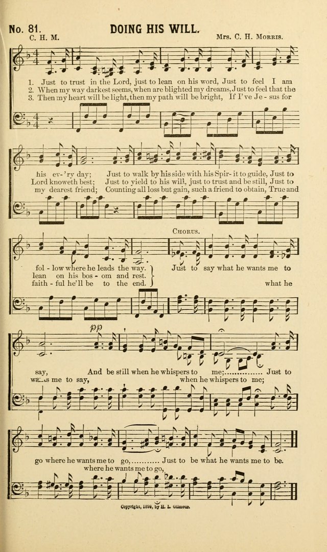 New Songs of the Gospel: for use in all religious meetings page 81