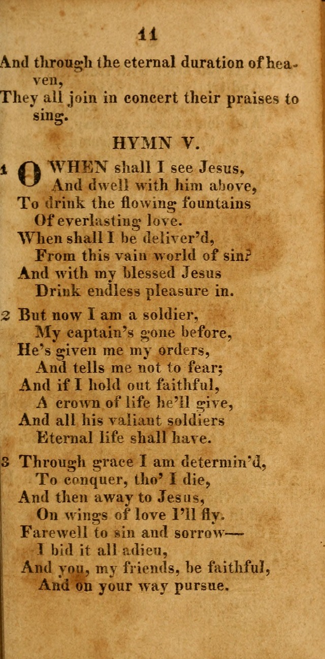 A New Selection of Hymns: compiled from various authors: with a number of original hymns that have never before appeared in print page 11