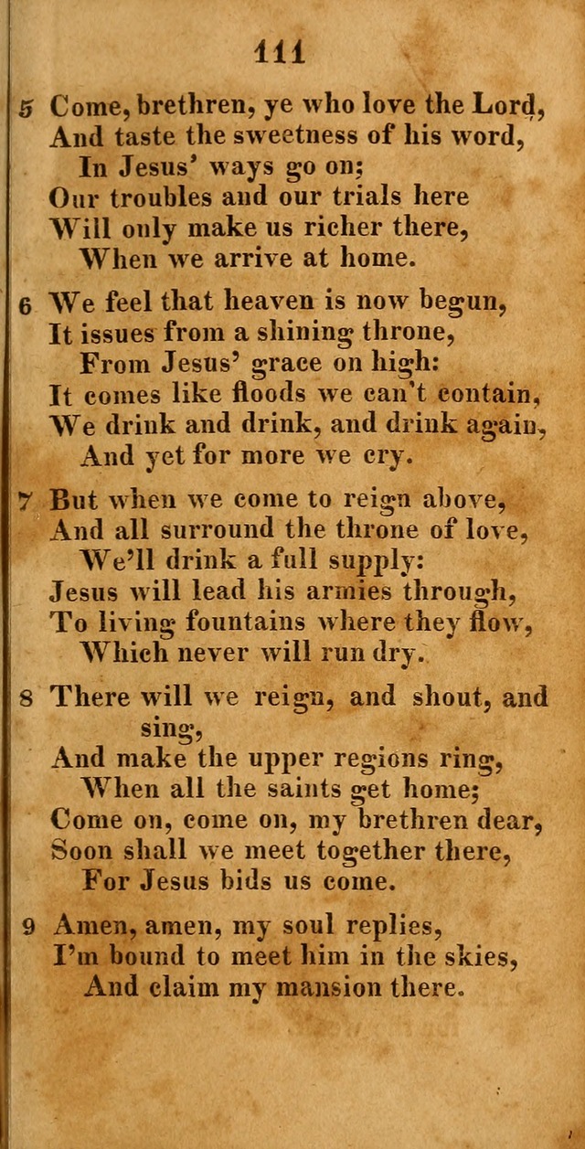 A New Selection of Hymns: compiled from various authors: with a number of original hymns that have never before appeared in print page 111