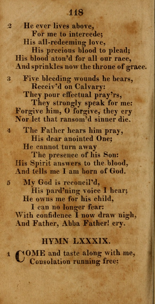 A New Selection of Hymns: compiled from various authors: with a number of original hymns that have never before appeared in print page 118