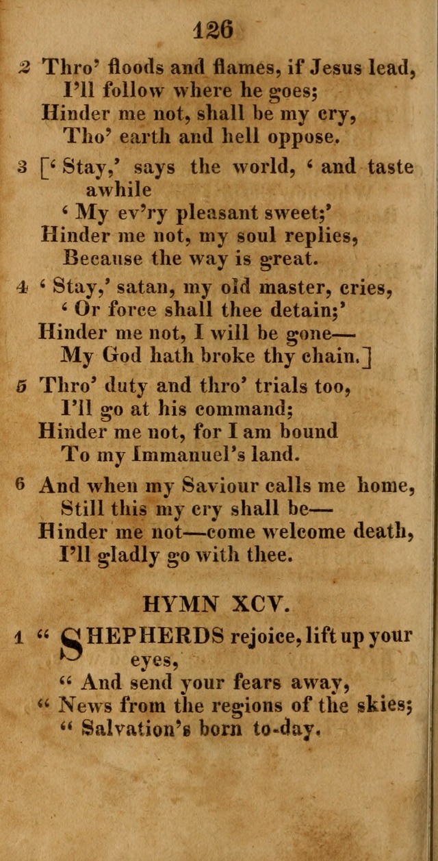 A New Selection of Hymns: compiled from various authors: with a number of original hymns that have never before appeared in print page 126