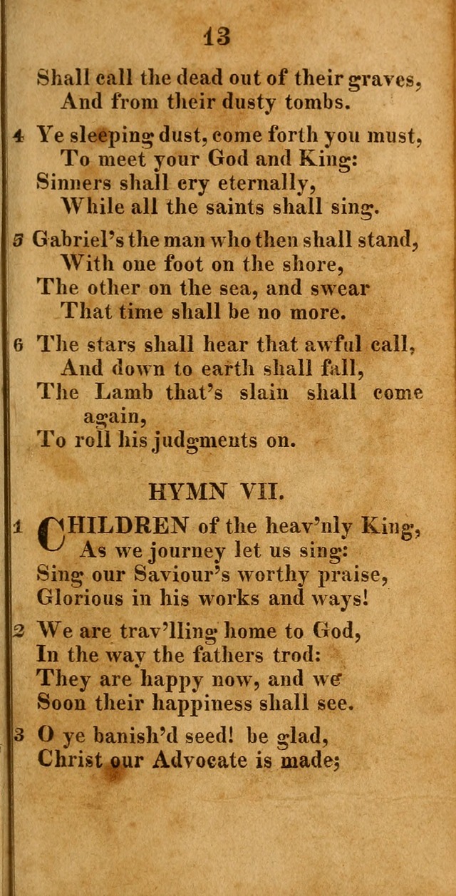 A New Selection of Hymns: compiled from various authors: with a number of original hymns that have never before appeared in print page 13