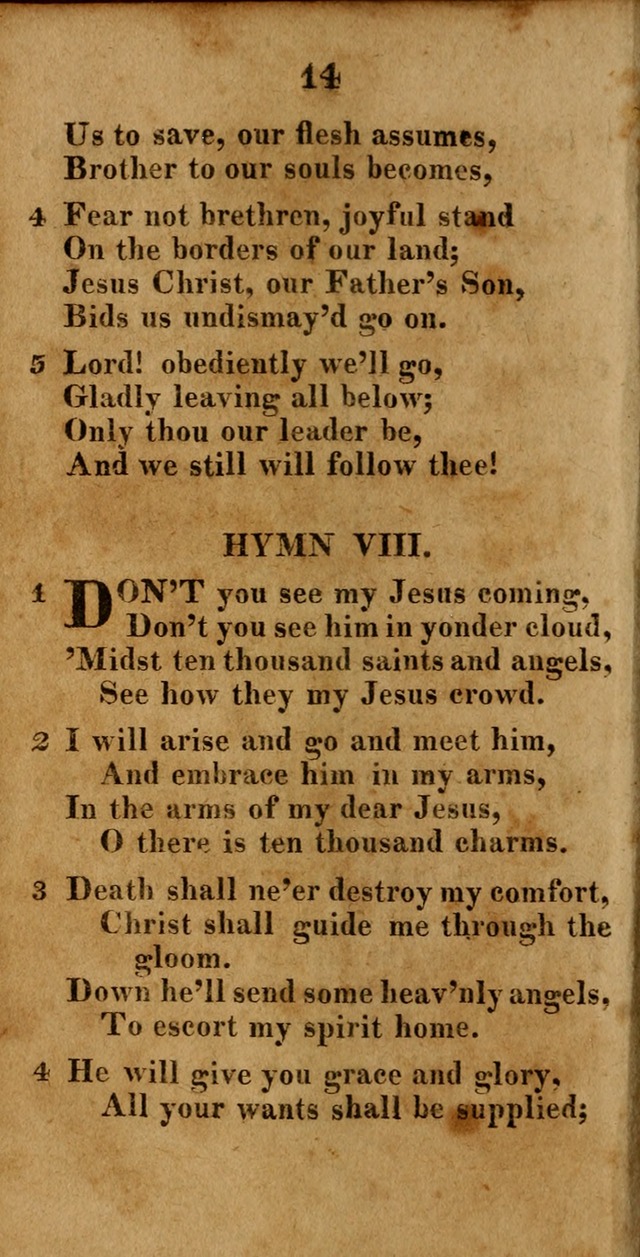 A New Selection of Hymns: compiled from various authors: with a number of original hymns that have never before appeared in print page 14