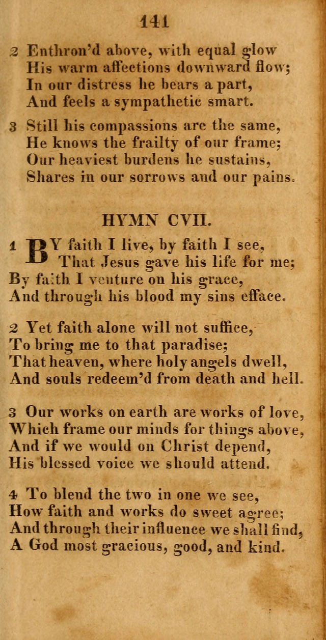 A New Selection of Hymns: compiled from various authors: with a number of original hymns that have never before appeared in print page 141