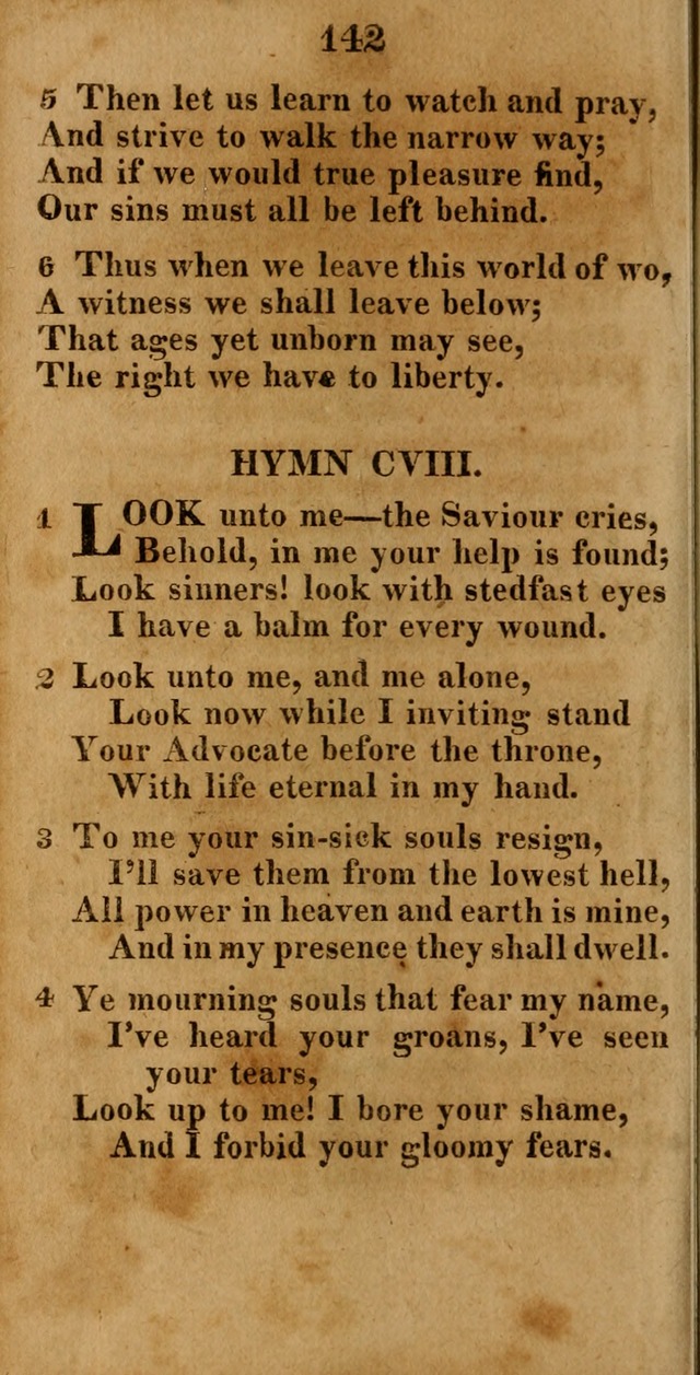 A New Selection of Hymns: compiled from various authors: with a number of original hymns that have never before appeared in print page 142