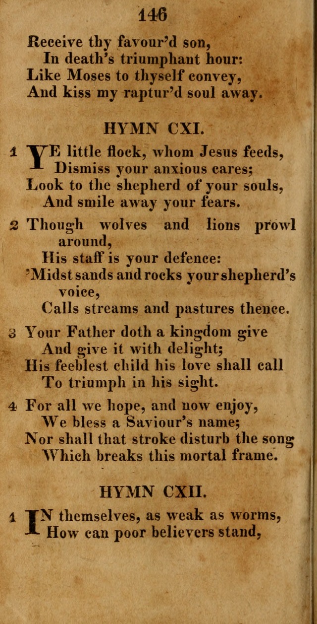 A New Selection of Hymns: compiled from various authors: with a number of original hymns that have never before appeared in print page 146