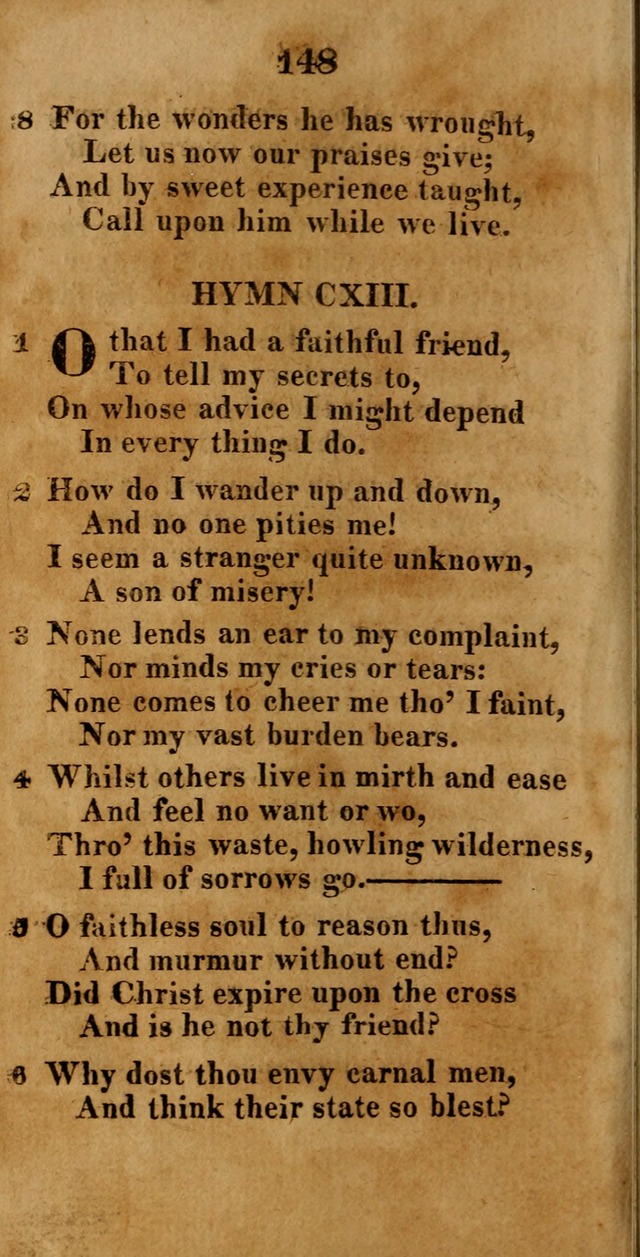 A New Selection of Hymns: compiled from various authors: with a number of original hymns that have never before appeared in print page 148