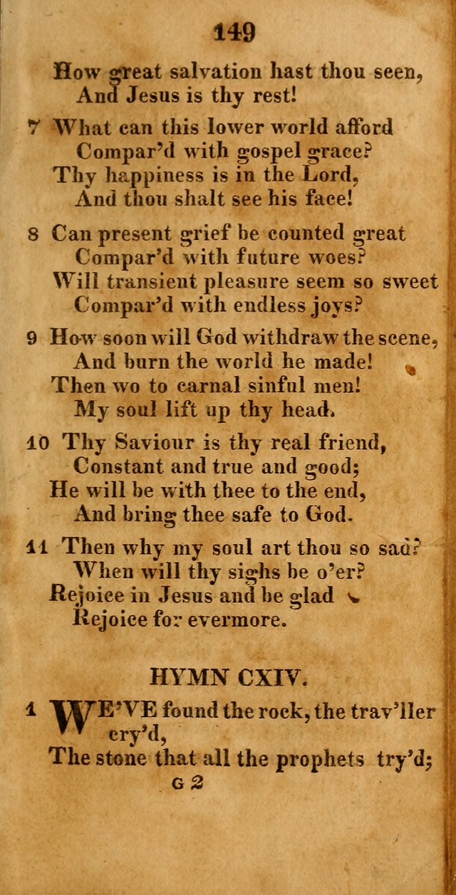 A New Selection of Hymns: compiled from various authors: with a number of original hymns that have never before appeared in print page 149