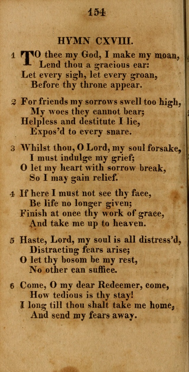 A New Selection of Hymns: compiled from various authors: with a number of original hymns that have never before appeared in print page 154