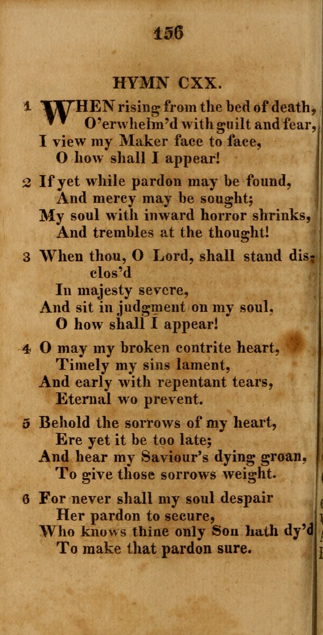 A New Selection of Hymns: compiled from various authors: with a number of original hymns that have never before appeared in print page 156