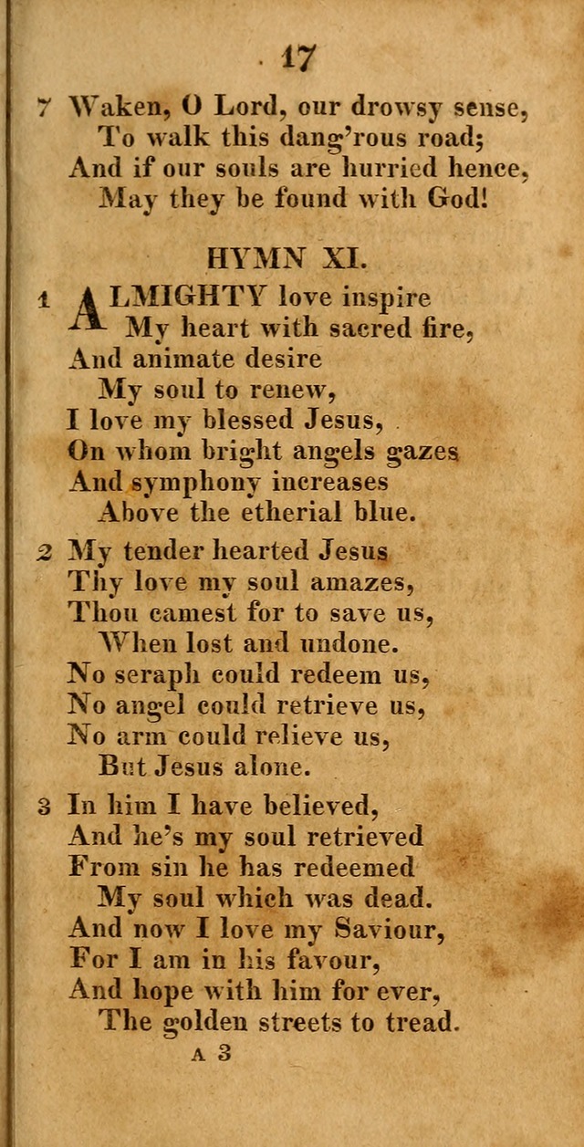 A New Selection of Hymns: compiled from various authors: with a number of original hymns that have never before appeared in print page 17