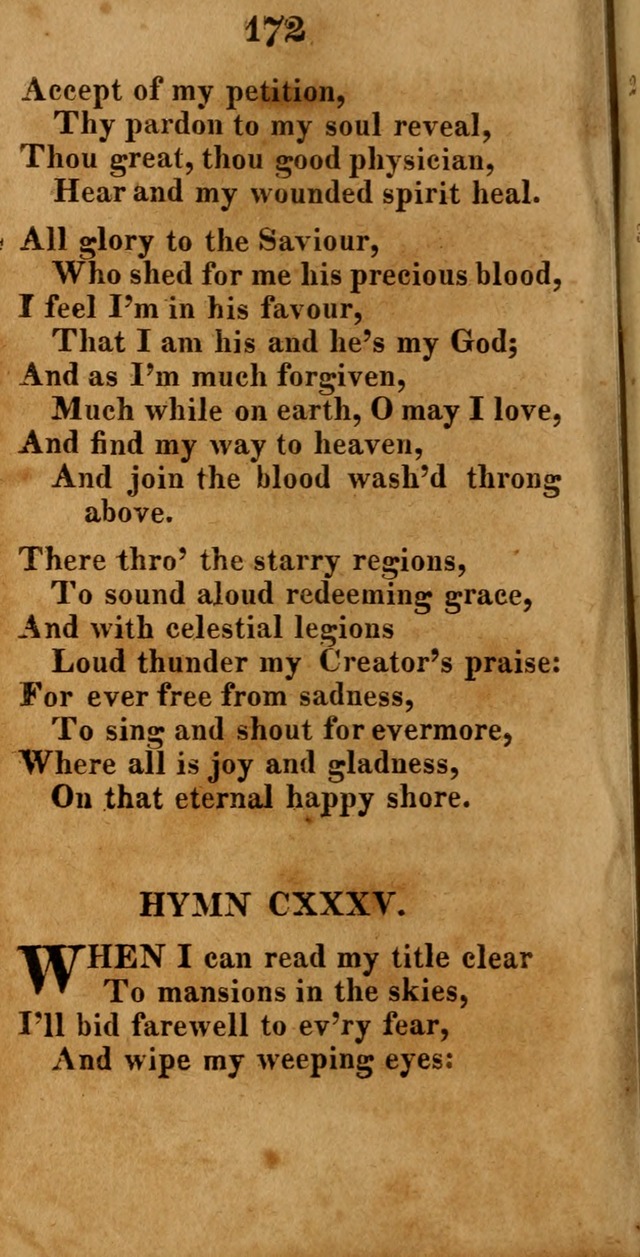 A New Selection of Hymns: compiled from various authors: with a number of original hymns that have never before appeared in print page 172