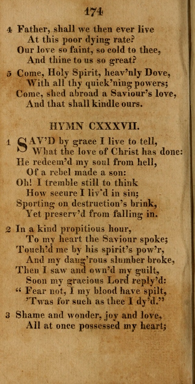 A New Selection of Hymns: compiled from various authors: with a number of original hymns that have never before appeared in print page 174