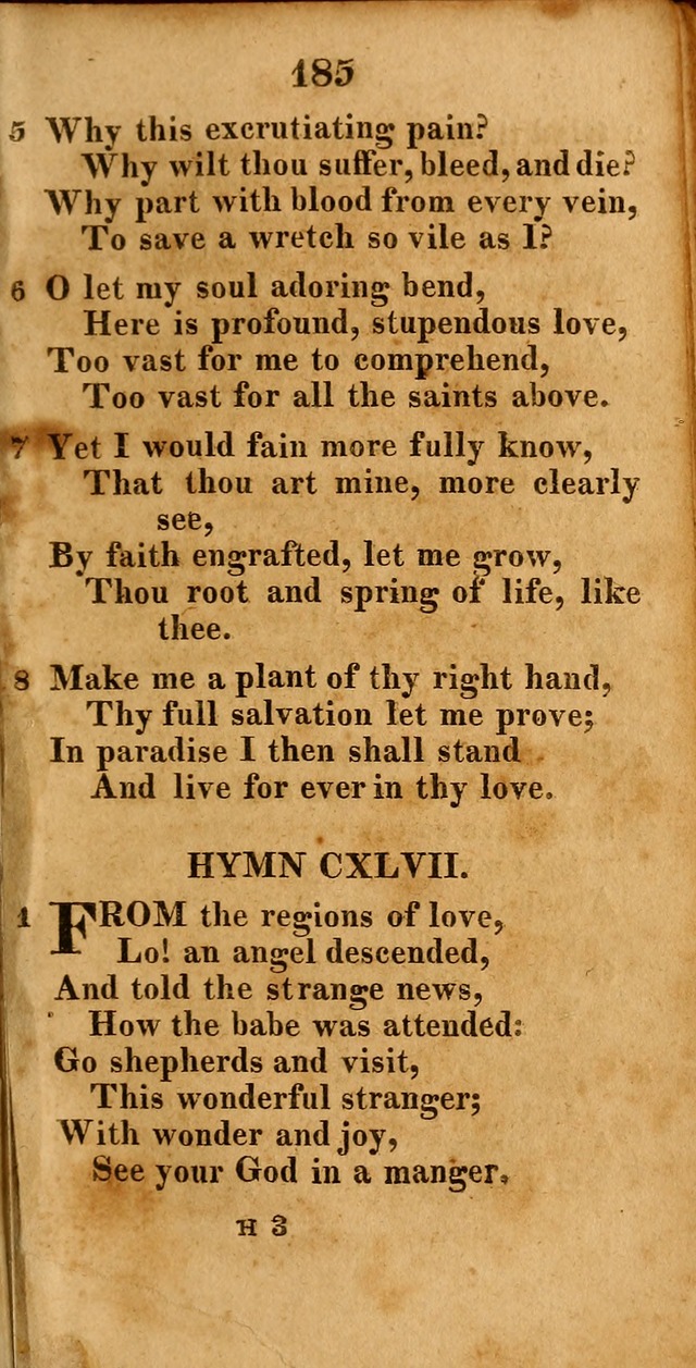 A New Selection of Hymns: compiled from various authors: with a number of original hymns that have never before appeared in print page 185