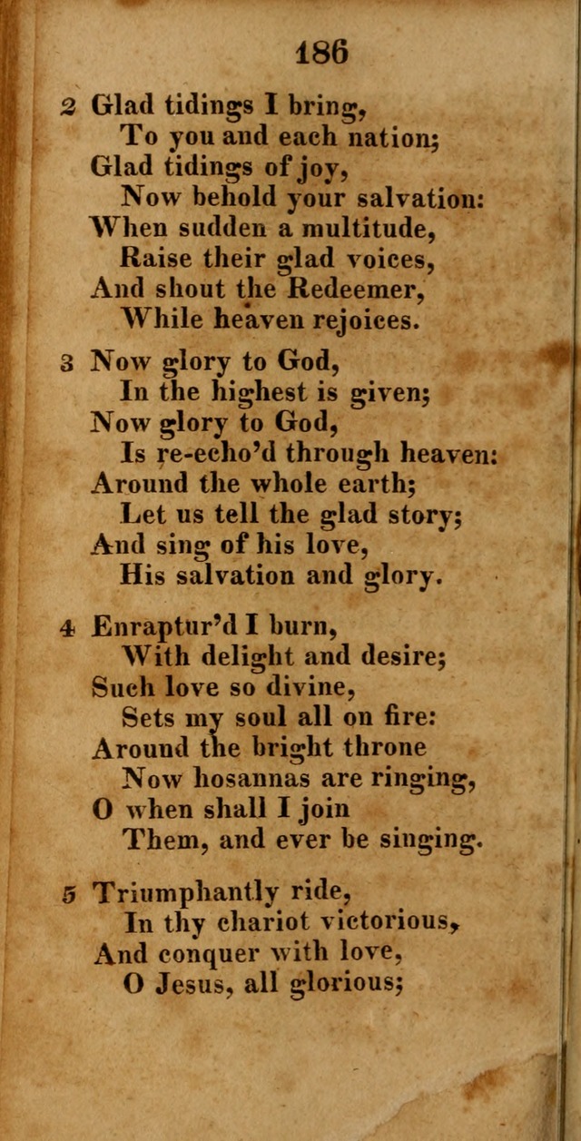 A New Selection of Hymns: compiled from various authors: with a number of original hymns that have never before appeared in print page 186