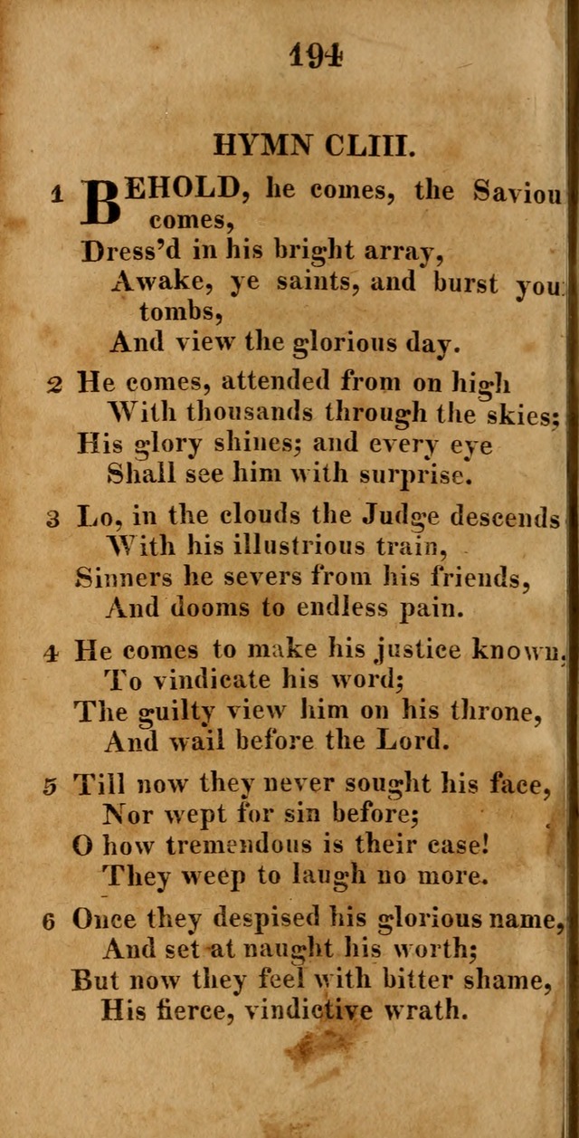 A New Selection of Hymns: compiled from various authors: with a number of original hymns that have never before appeared in print page 192