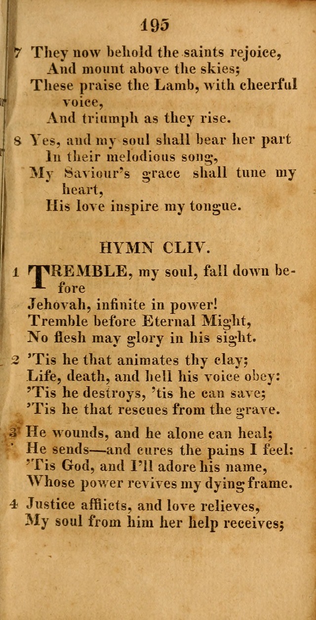 A New Selection of Hymns: compiled from various authors: with a number of original hymns that have never before appeared in print page 193