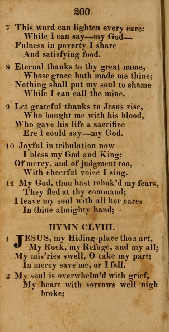 A New Selection of Hymns: compiled from various authors: with a number of original hymns that have never before appeared in print page 198