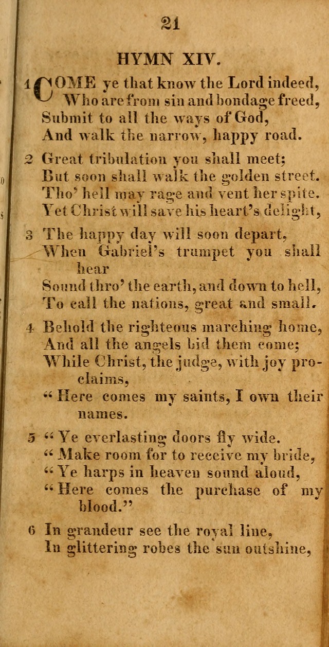 A New Selection of Hymns: compiled from various authors: with a number of original hymns that have never before appeared in print page 21