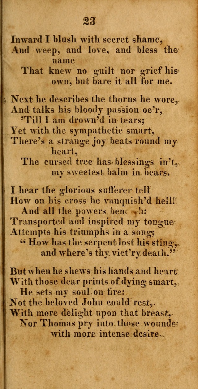 A New Selection of Hymns: compiled from various authors: with a number of original hymns that have never before appeared in print page 23