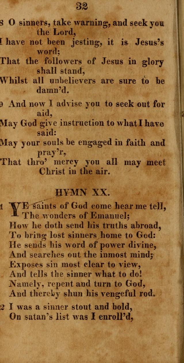 A New Selection of Hymns: compiled from various authors: with a number of original hymns that have never before appeared in print page 32