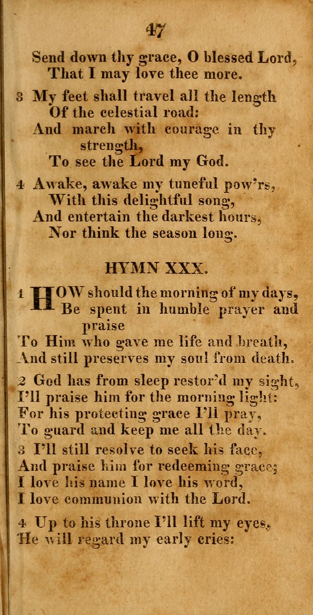 A New Selection of Hymns: compiled from various authors: with a number of original hymns that have never before appeared in print page 47