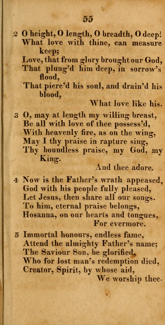 A New Selection of Hymns: compiled from various authors: with a number of original hymns that have never before appeared in print page 55