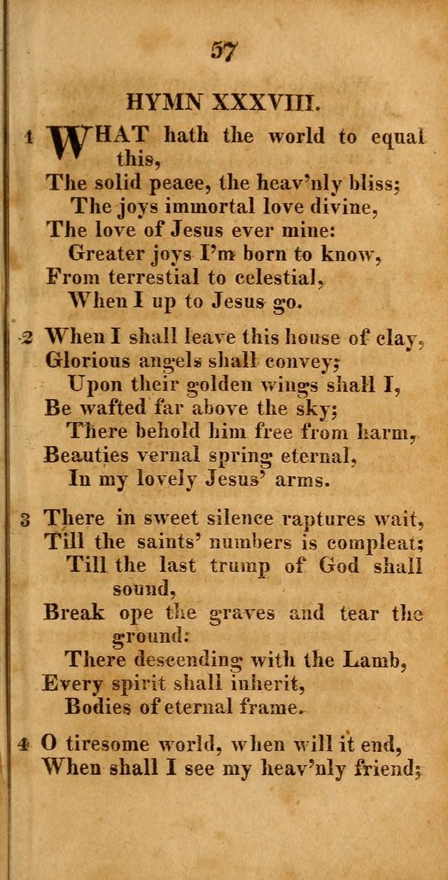 A New Selection of Hymns: compiled from various authors: with a number of original hymns that have never before appeared in print page 57