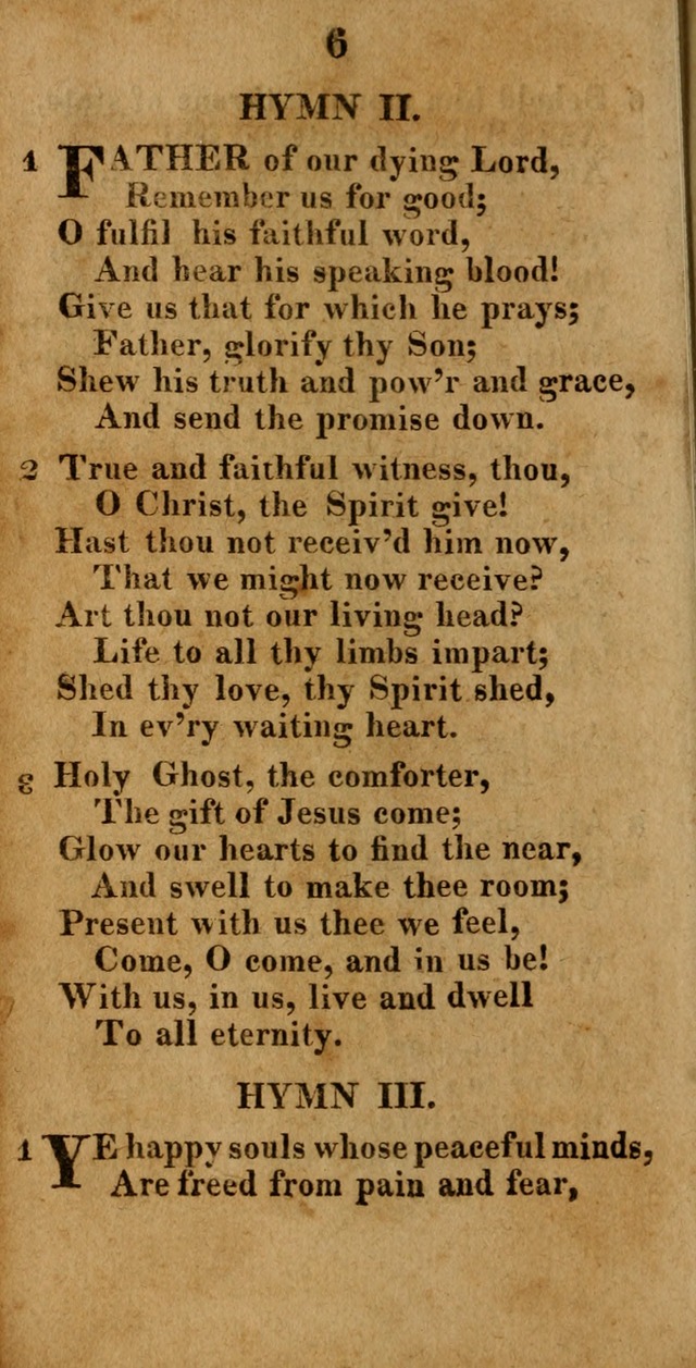 A New Selection of Hymns: compiled from various authors: with a number of original hymns that have never before appeared in print page 6