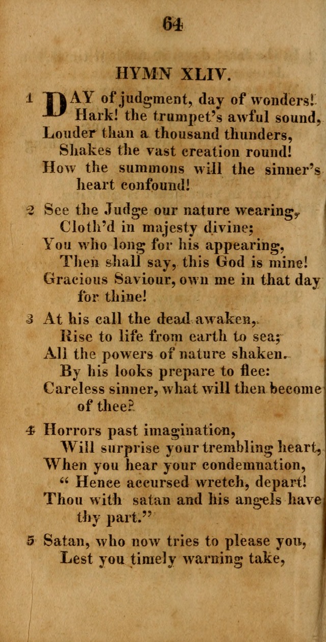 A New Selection of Hymns: compiled from various authors: with a number of original hymns that have never before appeared in print page 64