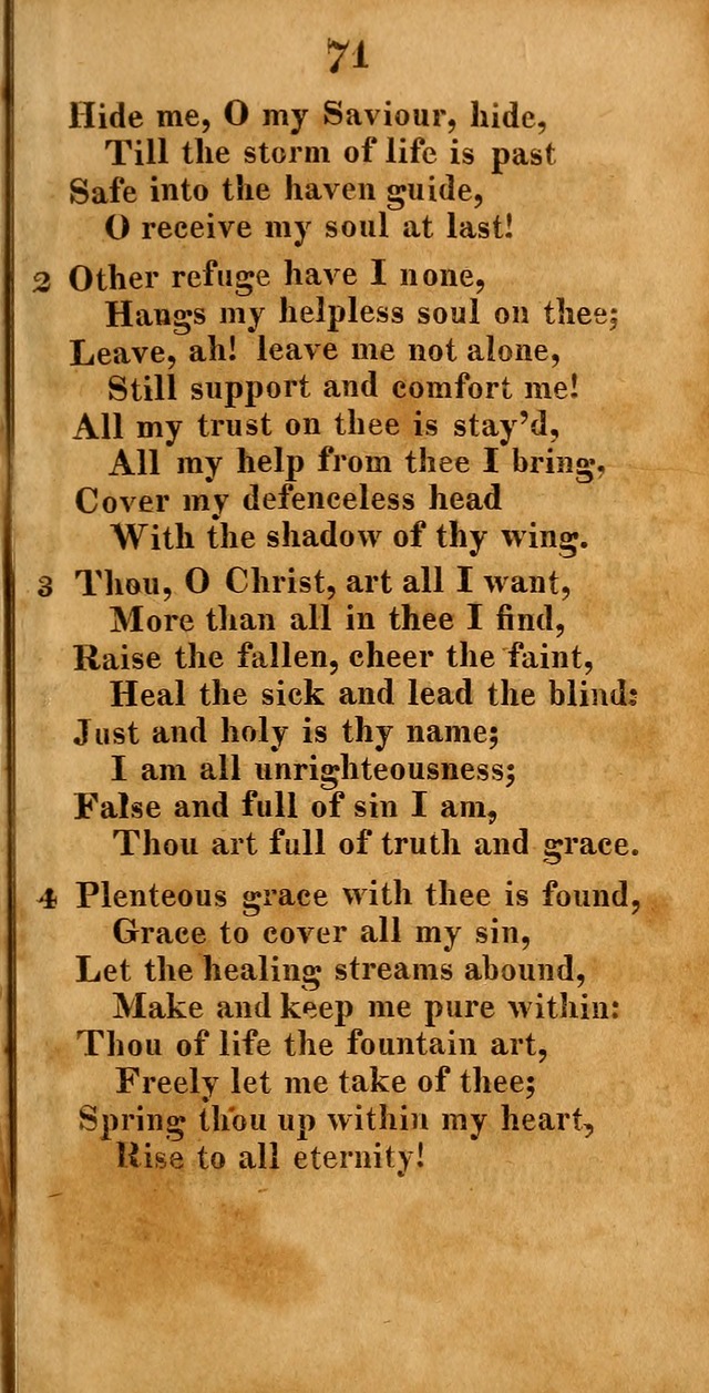 A New Selection of Hymns: compiled from various authors: with a number of original hymns that have never before appeared in print page 71