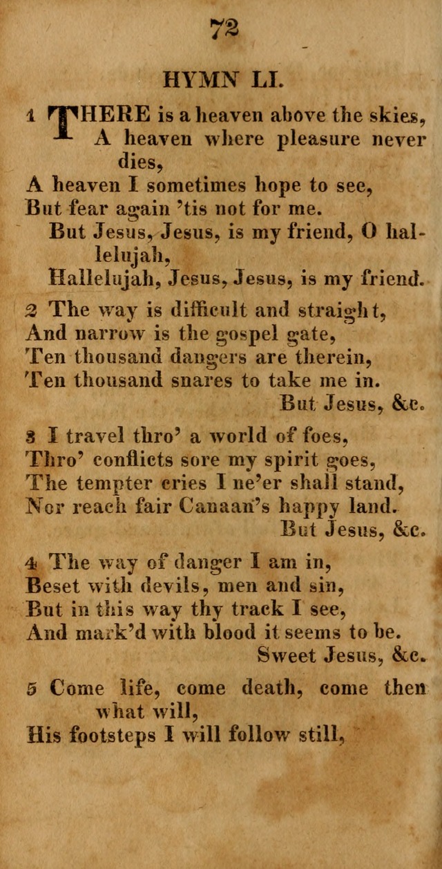 A New Selection of Hymns: compiled from various authors: with a number of original hymns that have never before appeared in print page 72