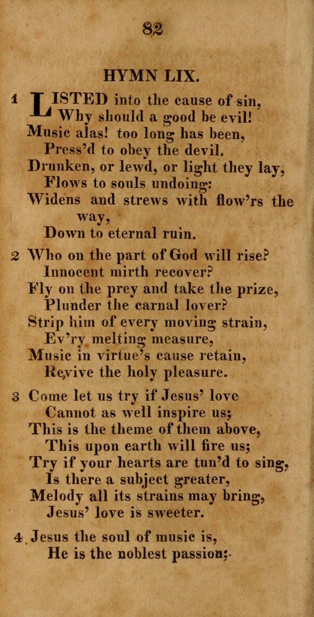 A New Selection of Hymns: compiled from various authors: with a number of original hymns that have never before appeared in print page 82