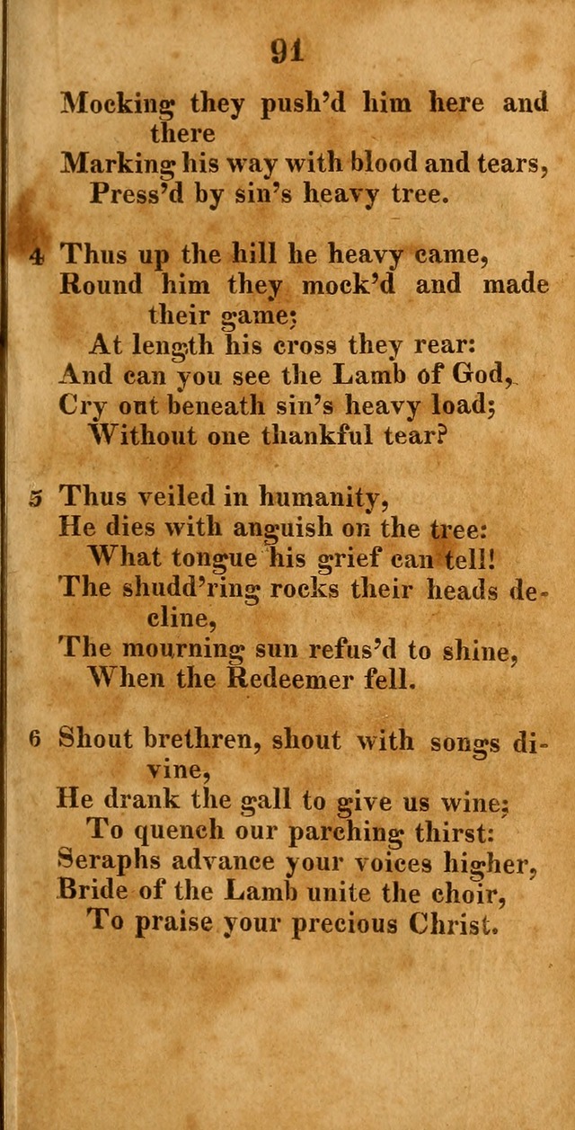 A New Selection of Hymns: compiled from various authors: with a number of original hymns that have never before appeared in print page 91