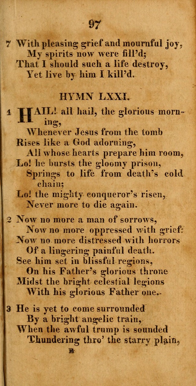 A New Selection of Hymns: compiled from various authors: with a number of original hymns that have never before appeared in print page 97