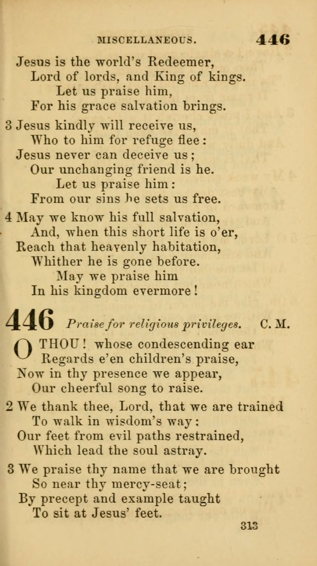 New Union Hymns page 315