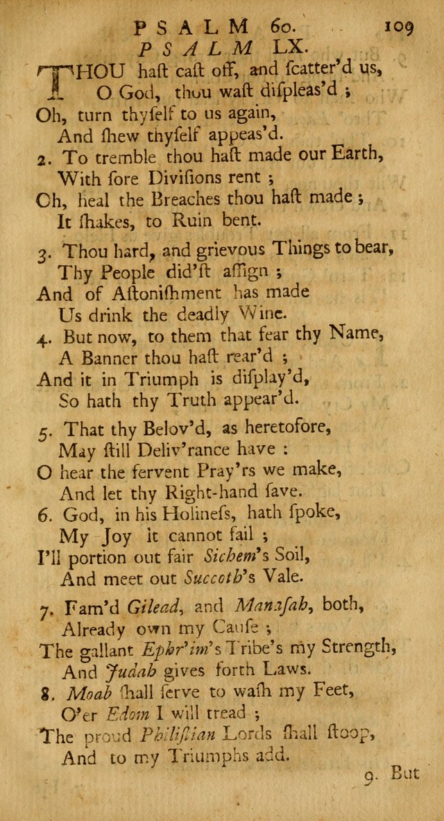 A New Version of the Psalms of David: Fitted to the Tunes Used in the Churches, With Several Hymns Out of the Old, and New, Testament page 118