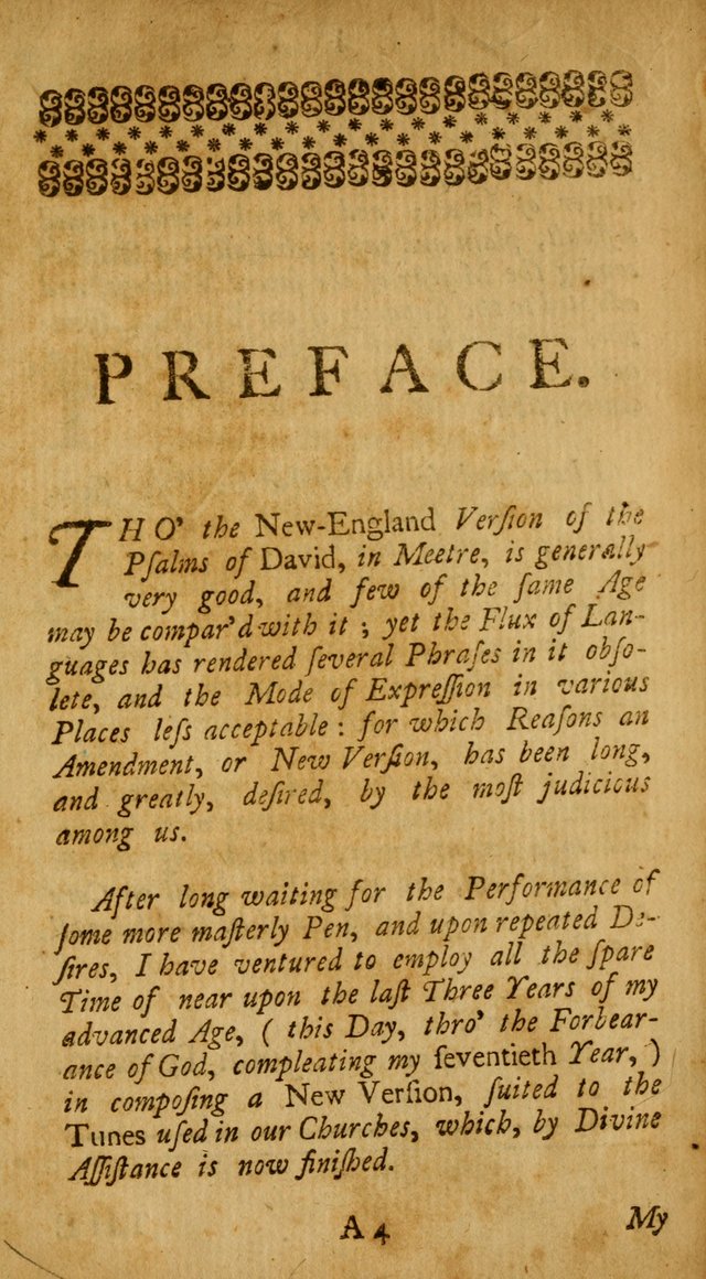 A New Version of the Psalms of David: Fitted to the Tunes Used in the Churches, With Several Hymns Out of the Old, and New, Testament page 12