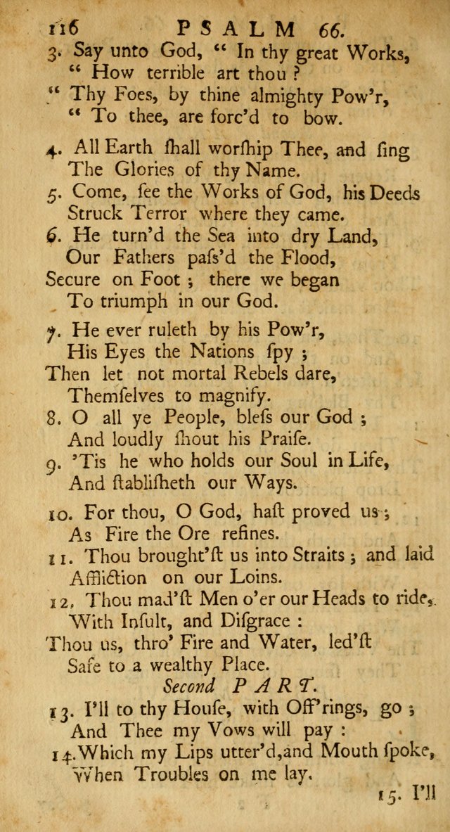 A New Version of the Psalms of David: Fitted to the Tunes Used in the Churches, With Several Hymns Out of the Old, and New, Testament page 125