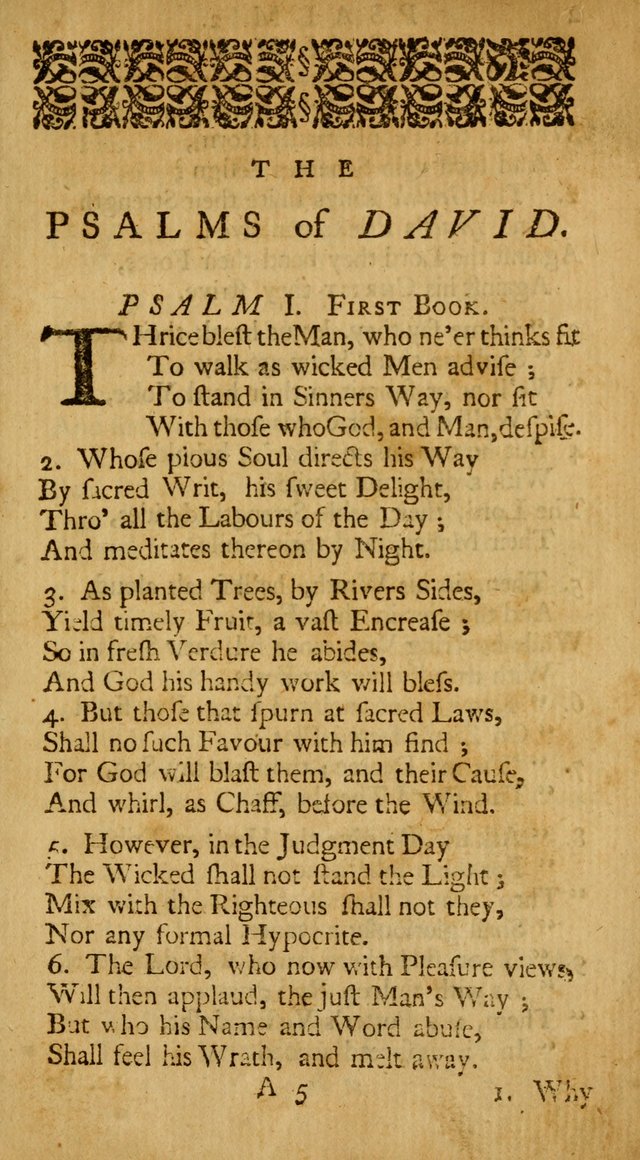 A New Version of the Psalms of David: Fitted to the Tunes Used in the Churches, With Several Hymns Out of the Old, and New, Testament page 14