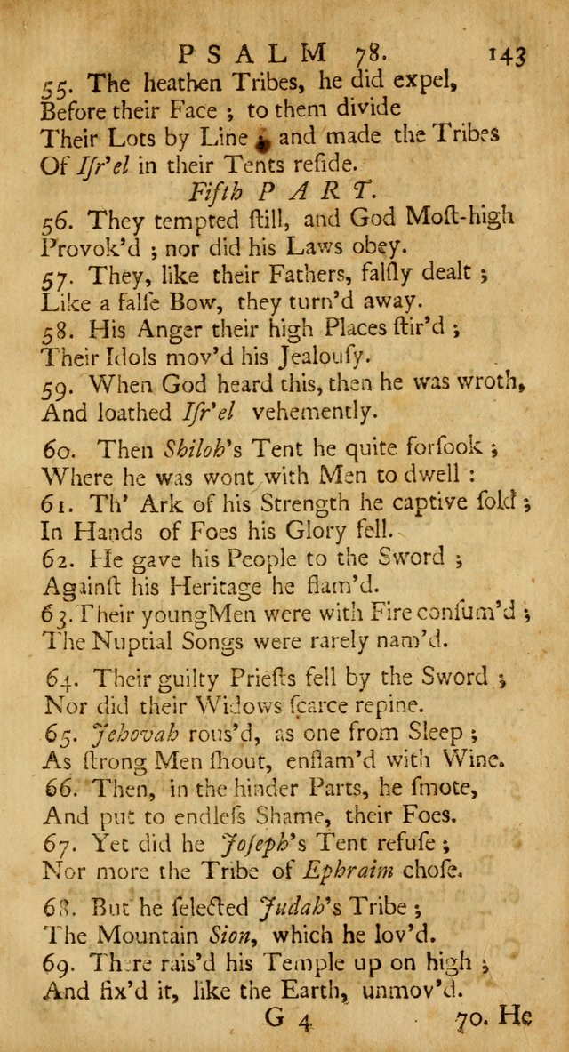 A New Version of the Psalms of David: Fitted to the Tunes Used in the Churches, With Several Hymns Out of the Old, and New, Testament page 152